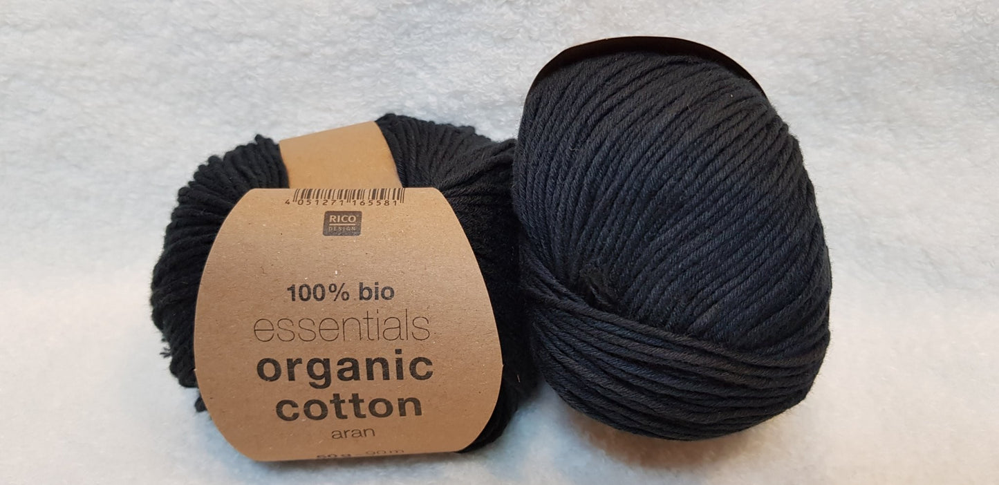 Essentials organic cotton aran