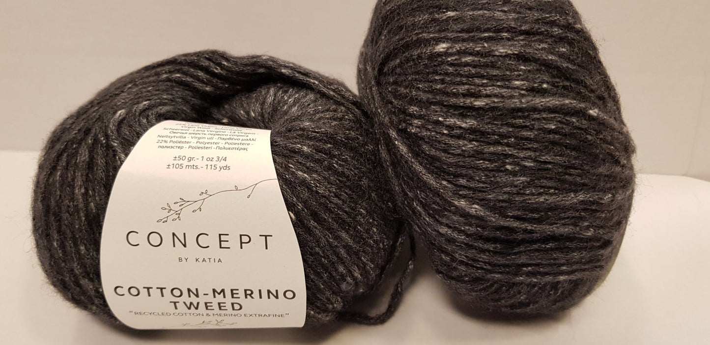 Cotton-Merino Tweed