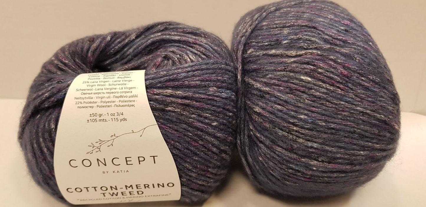 Cotton-Merino Tweed