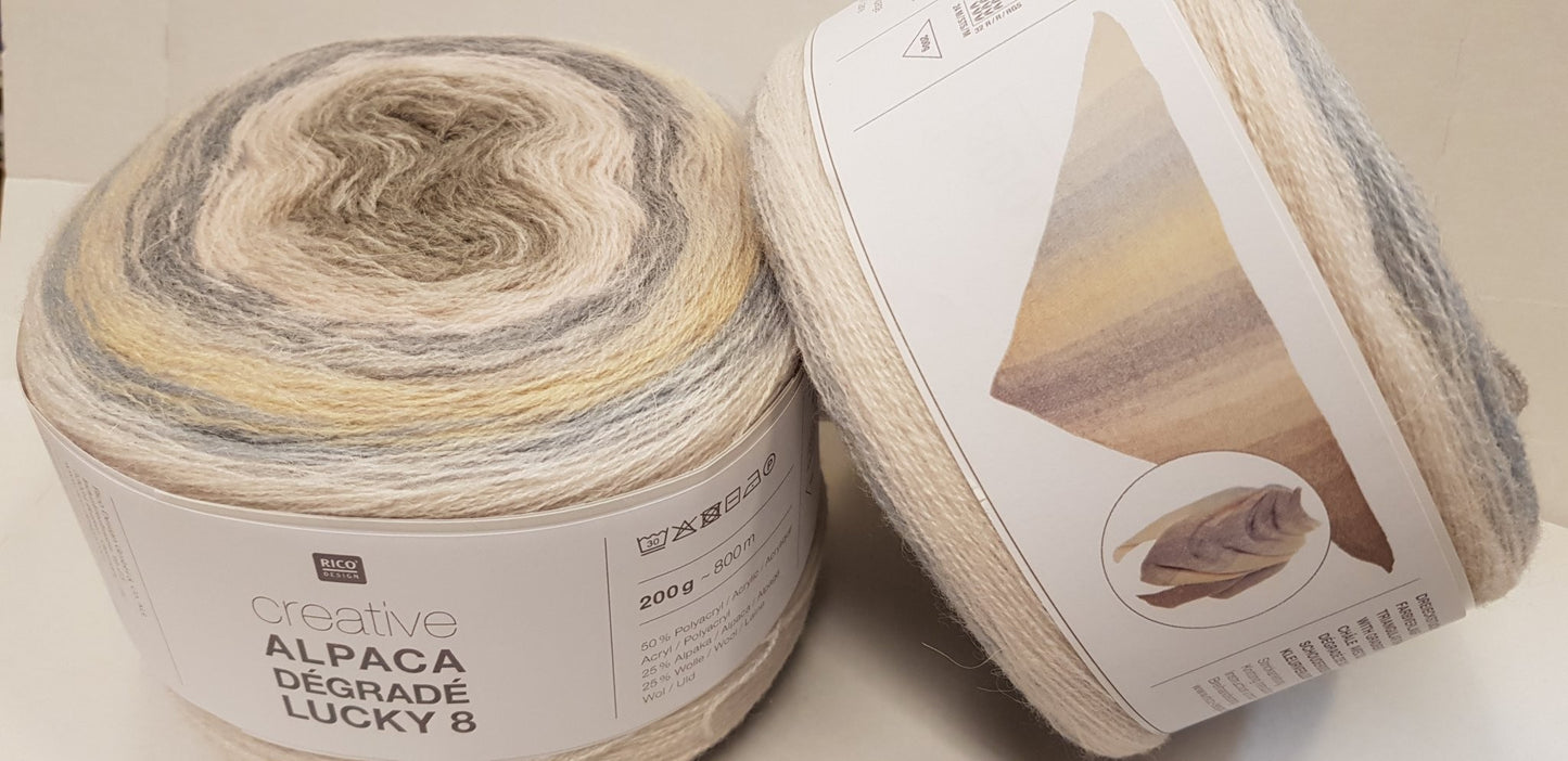 Creative Alpaca Degrade Lucky 8