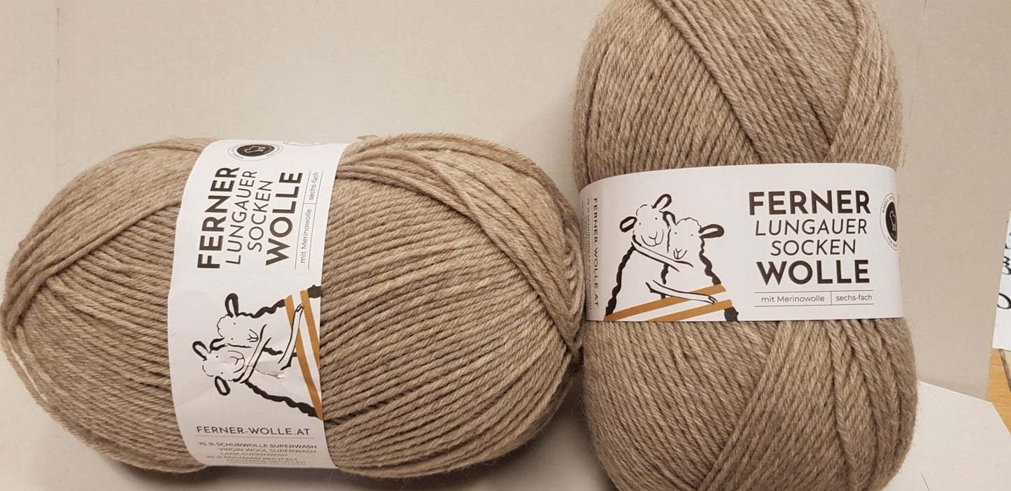Ferner Lungauer Socken Wolle 6-fach