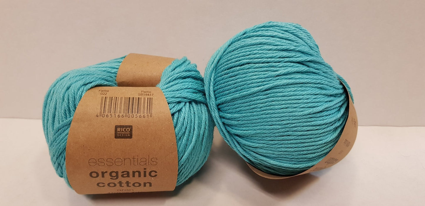 Essentials organic cotton aran