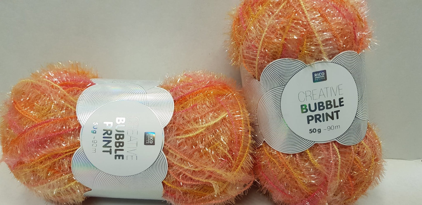 Creative bubble print