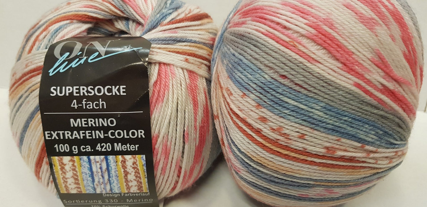 Supersocke 4 fach Sortierung 330