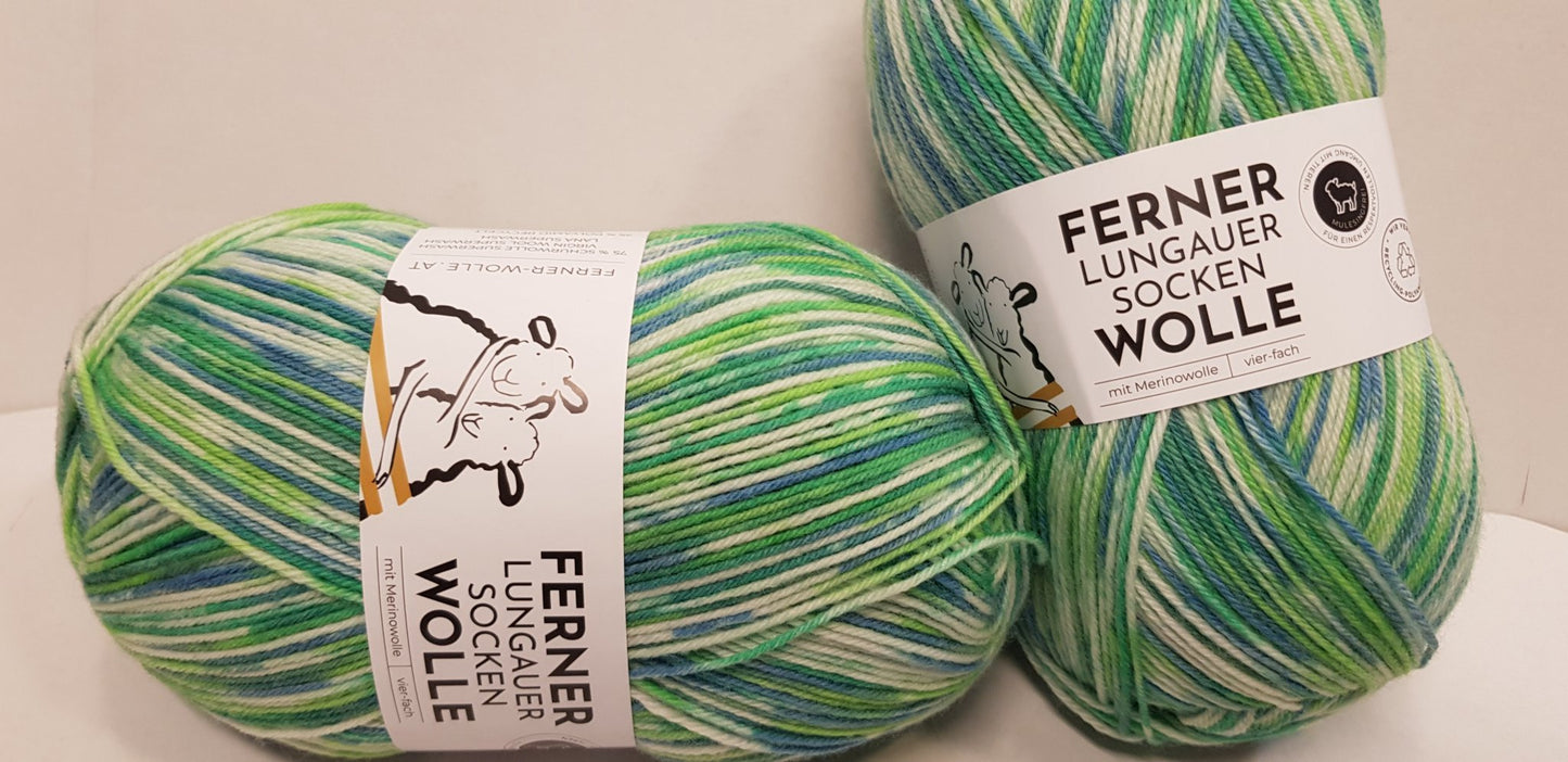Lungauer Sockenwolle mit Merino 4 fach