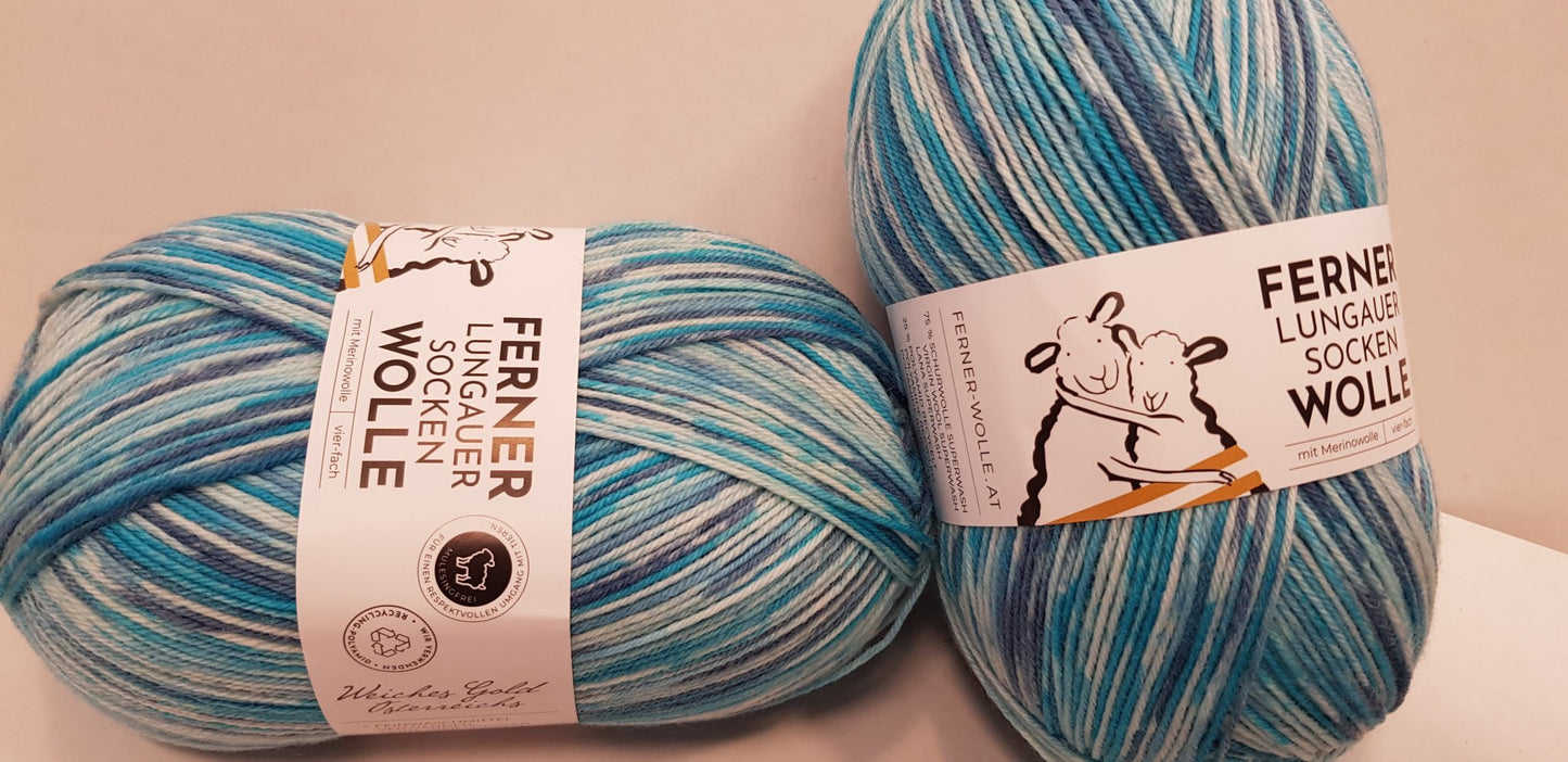 Lungauer Sockenwolle mit Merino 4 fach