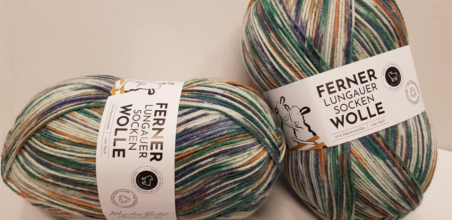 Lungauer Sockenwolle mit Merino 4 fach