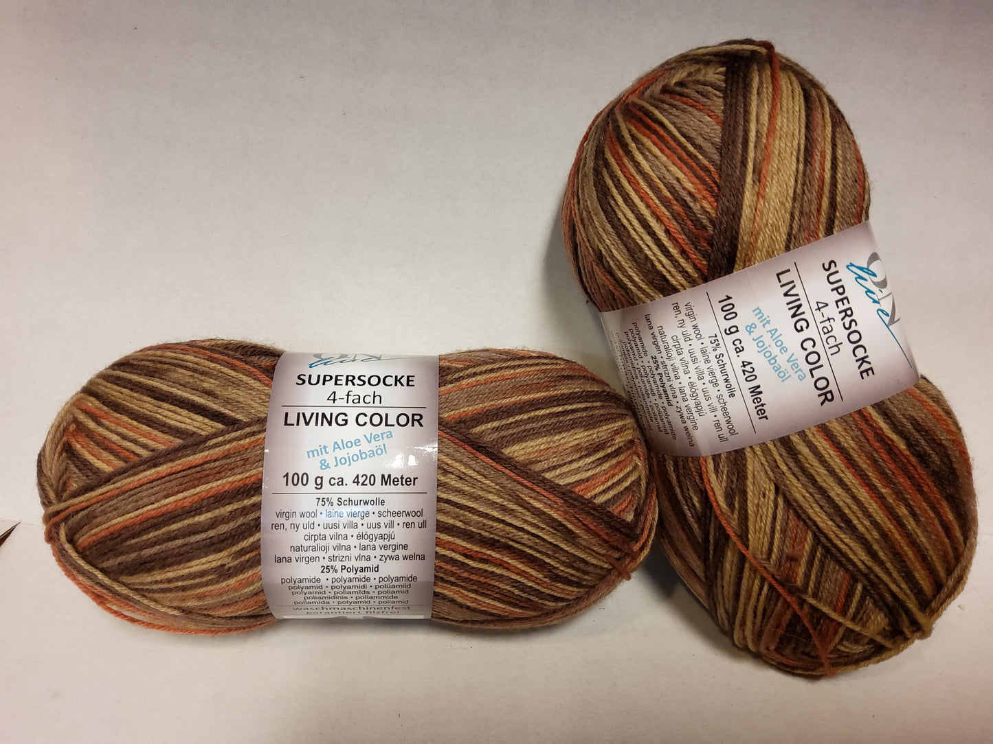 Supersocke 4-fach Living Color