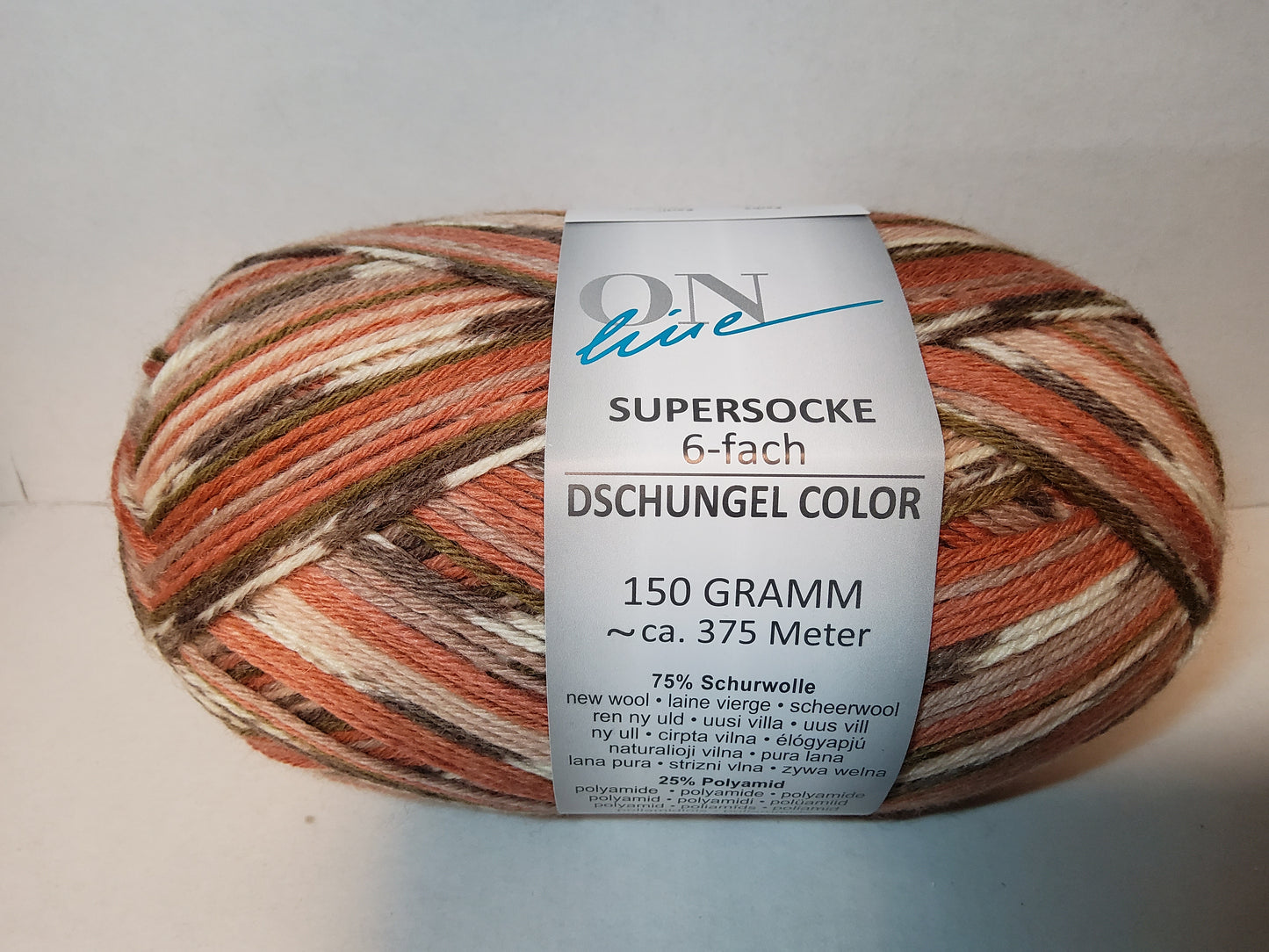 Supersocke 6-fach Dschungel Color