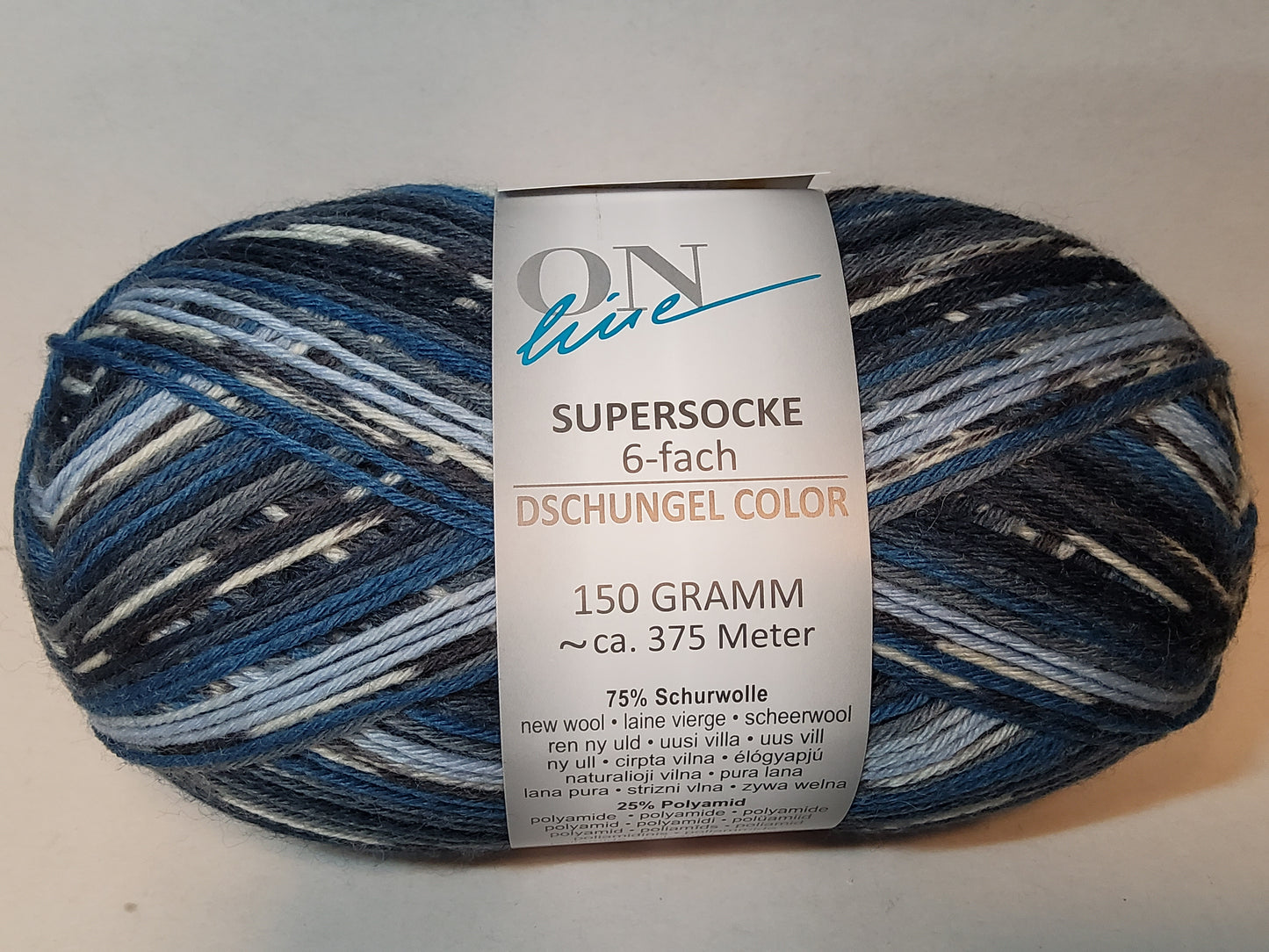 Supersocke 6-fach Dschungel Color