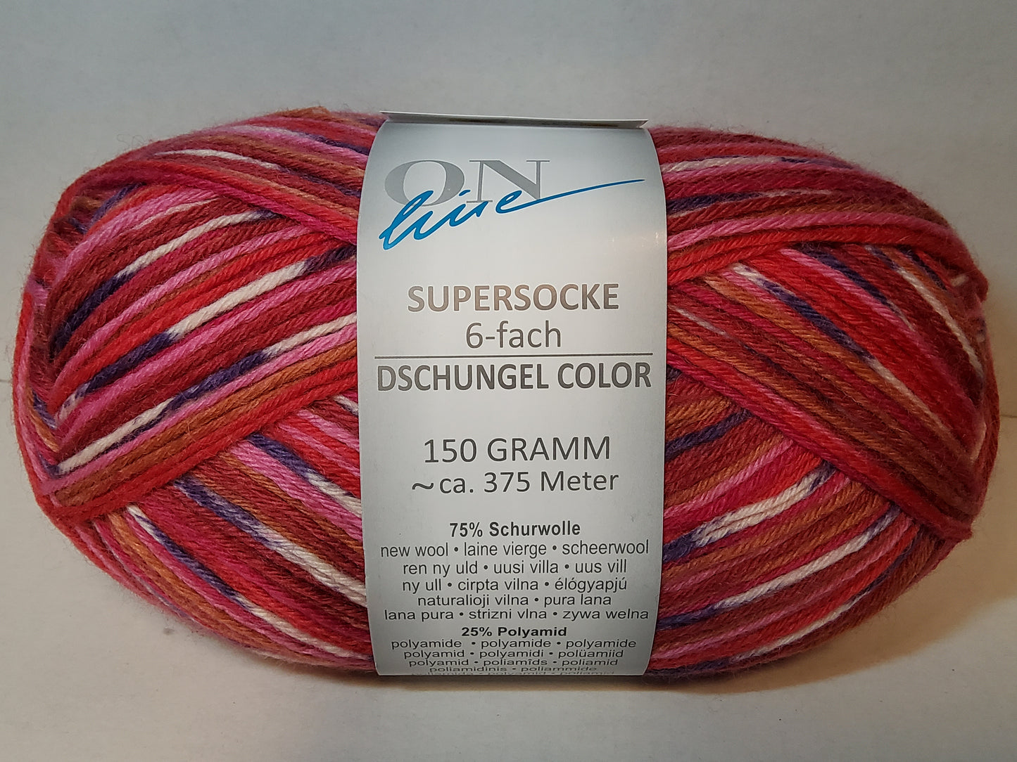Supersocke 6-fach Dschungel Color