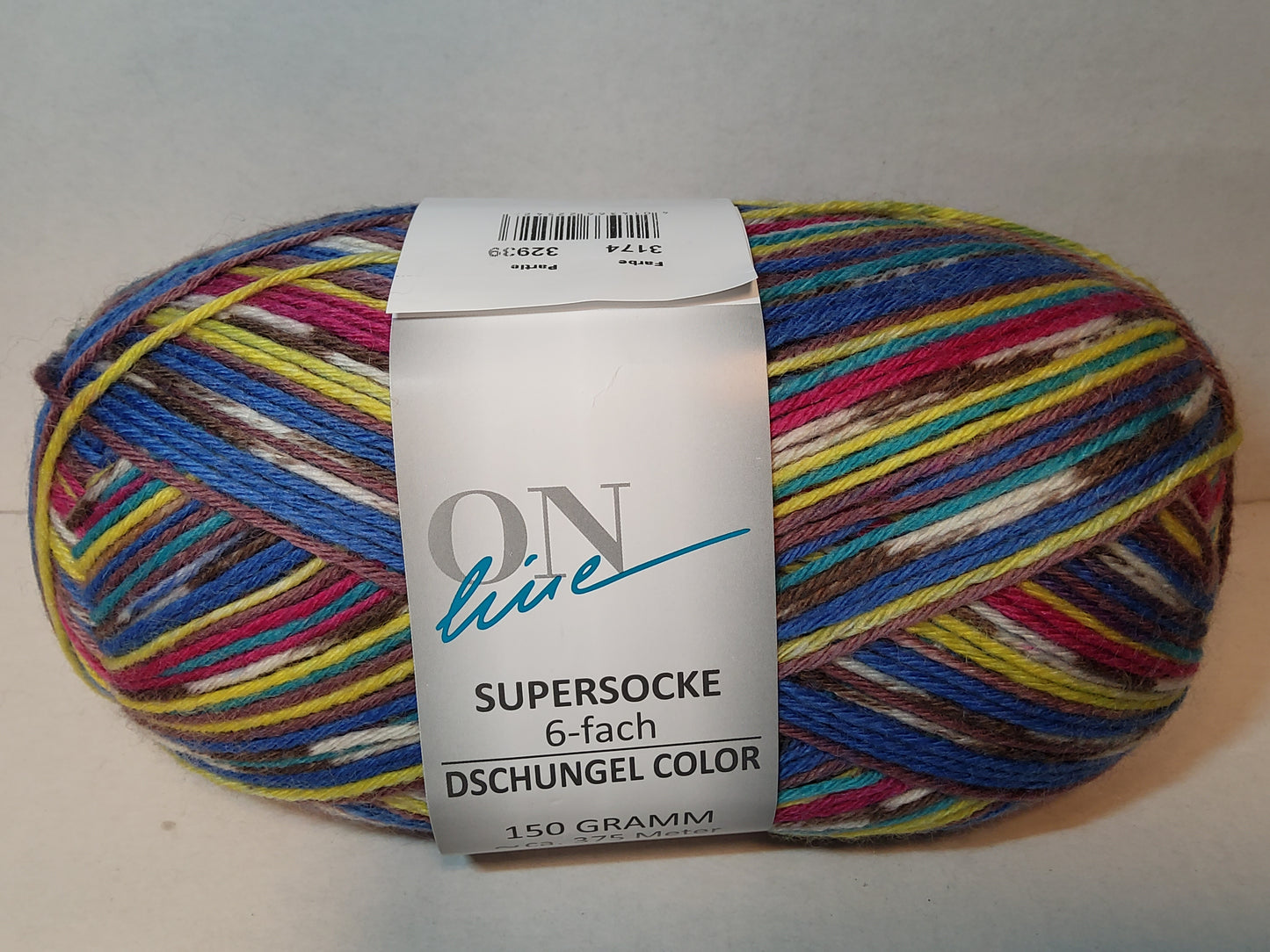 Supersocke 6-fach Dschungel Color