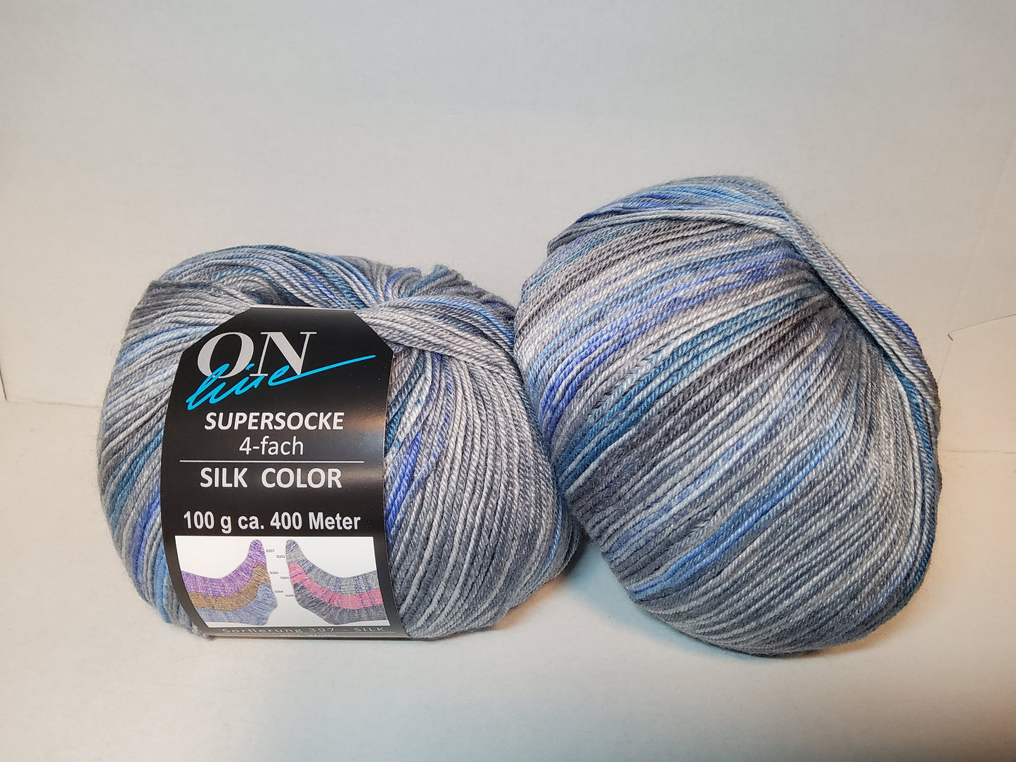 Supersocke 4-fach Silk Color