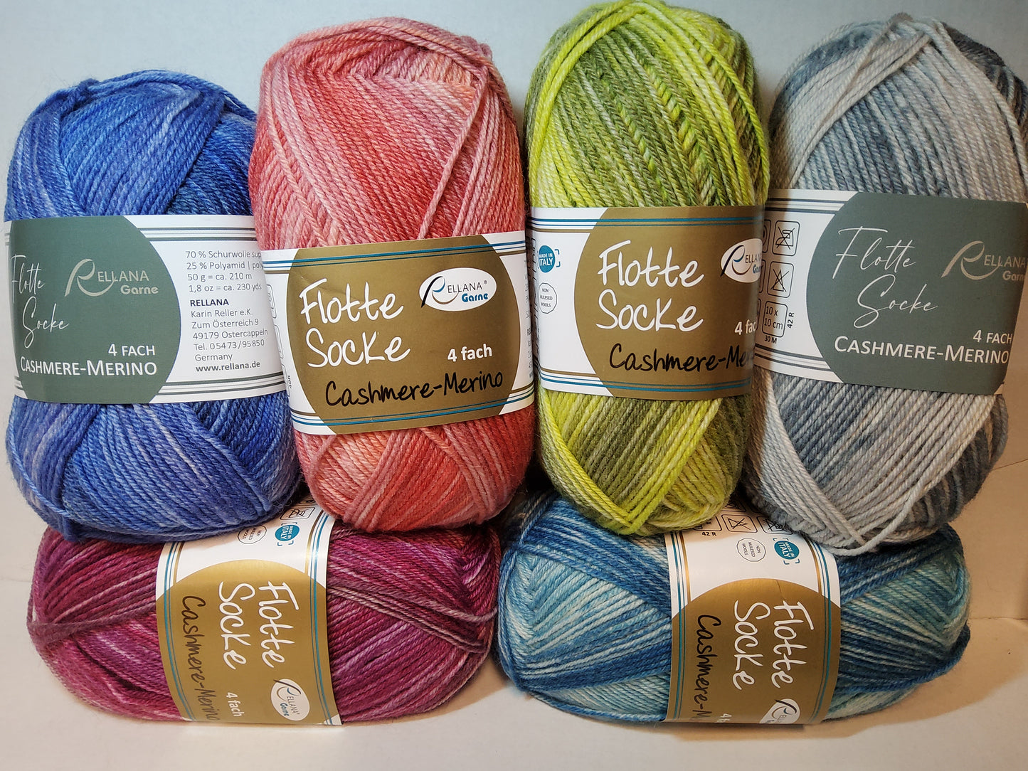 Flotte Socke Cashmere-Merino 4-fach