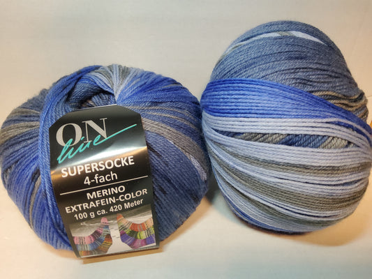 Supersocke 4-fach Merino Extrafine Color