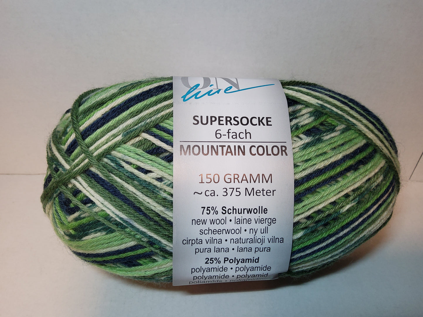 Supersocke 6-fach Mountain Color
