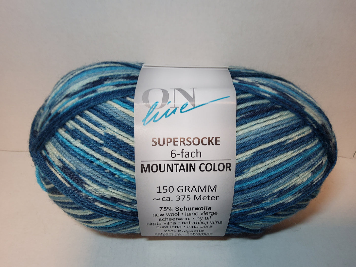 Supersocke 6-fach Mountain Color