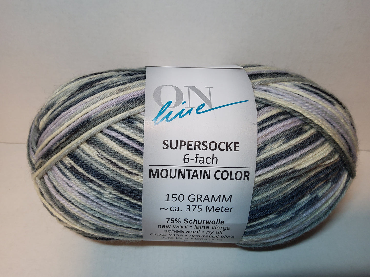 Supersocke 6-fach Mountain Color