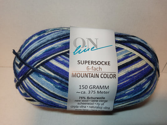 Supersocke 6-fach Mountain Color