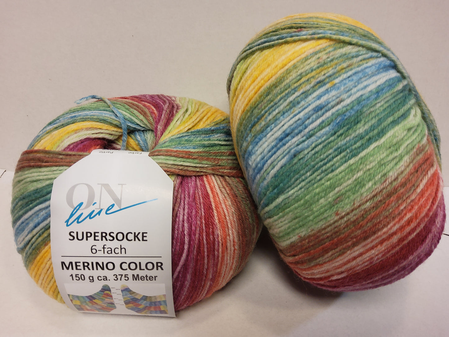 Supersocke 6-fach Merino Color Sortierung 349