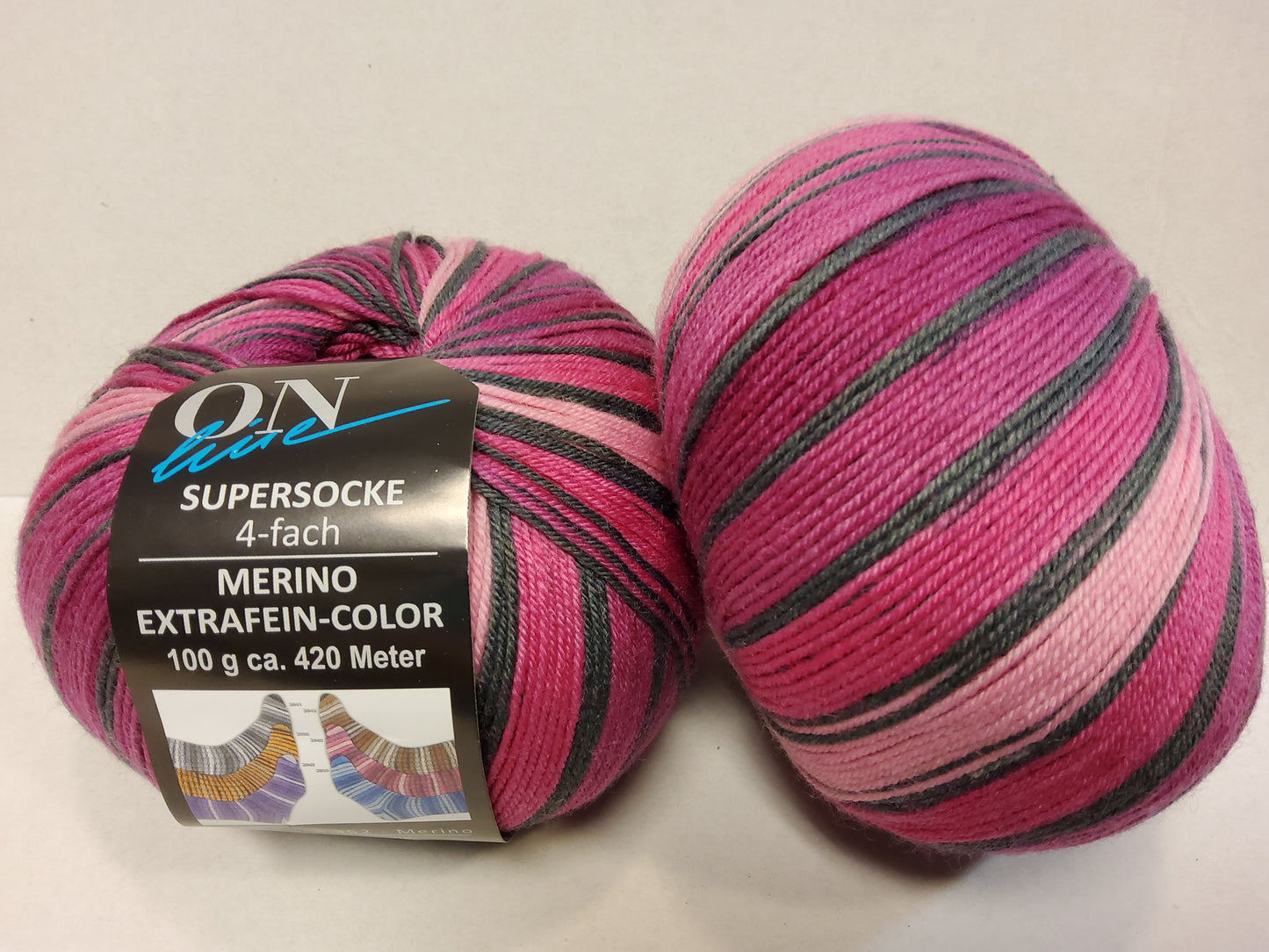 Supersocke 4-fach Merino Extrafein Color Sortierung 352