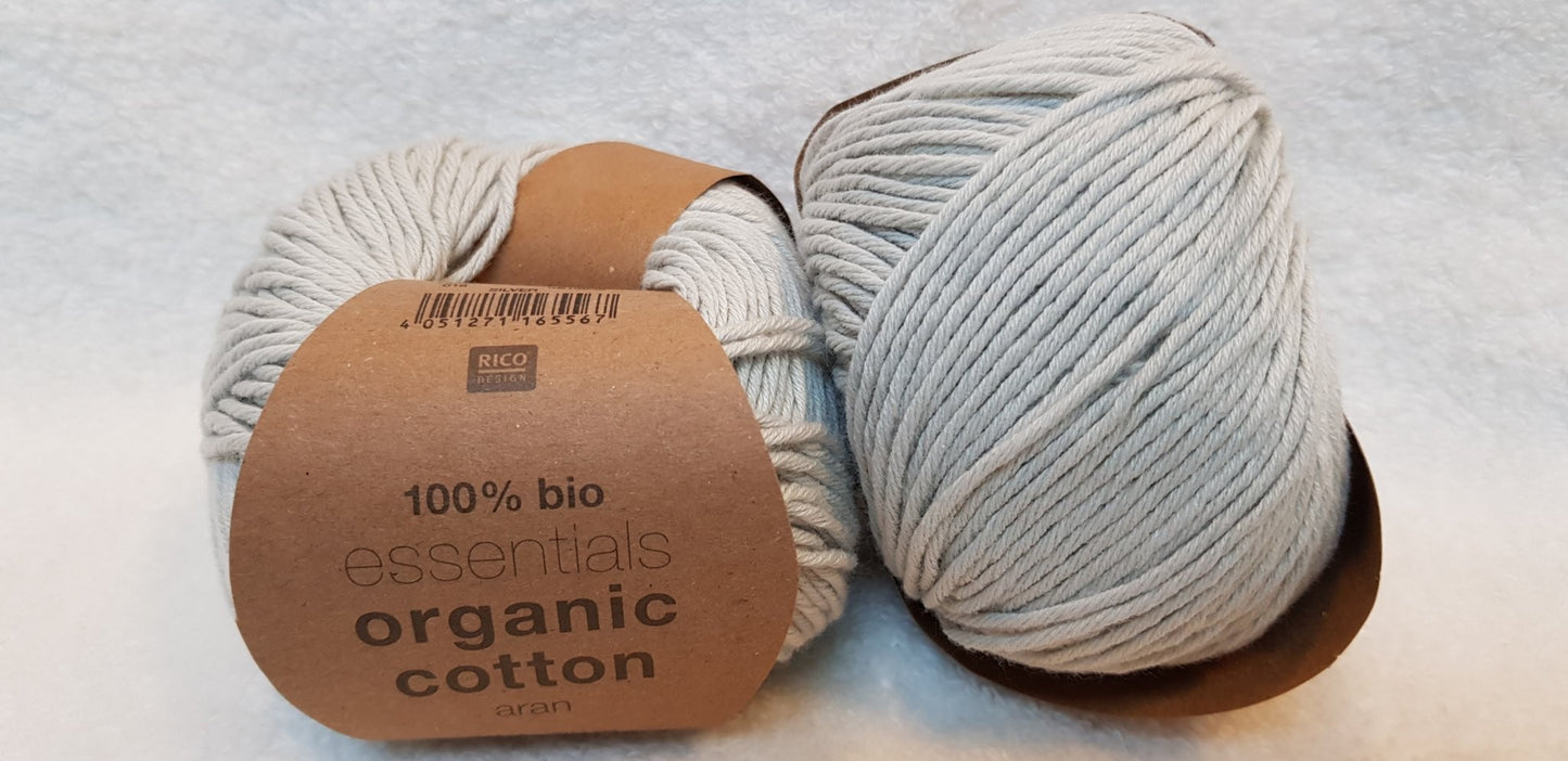 Essentials organic cotton aran