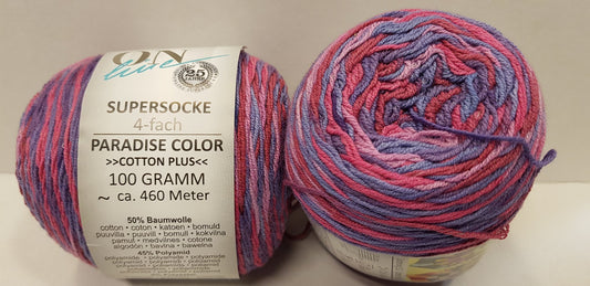 Supersocke 4-fach Paradise Color