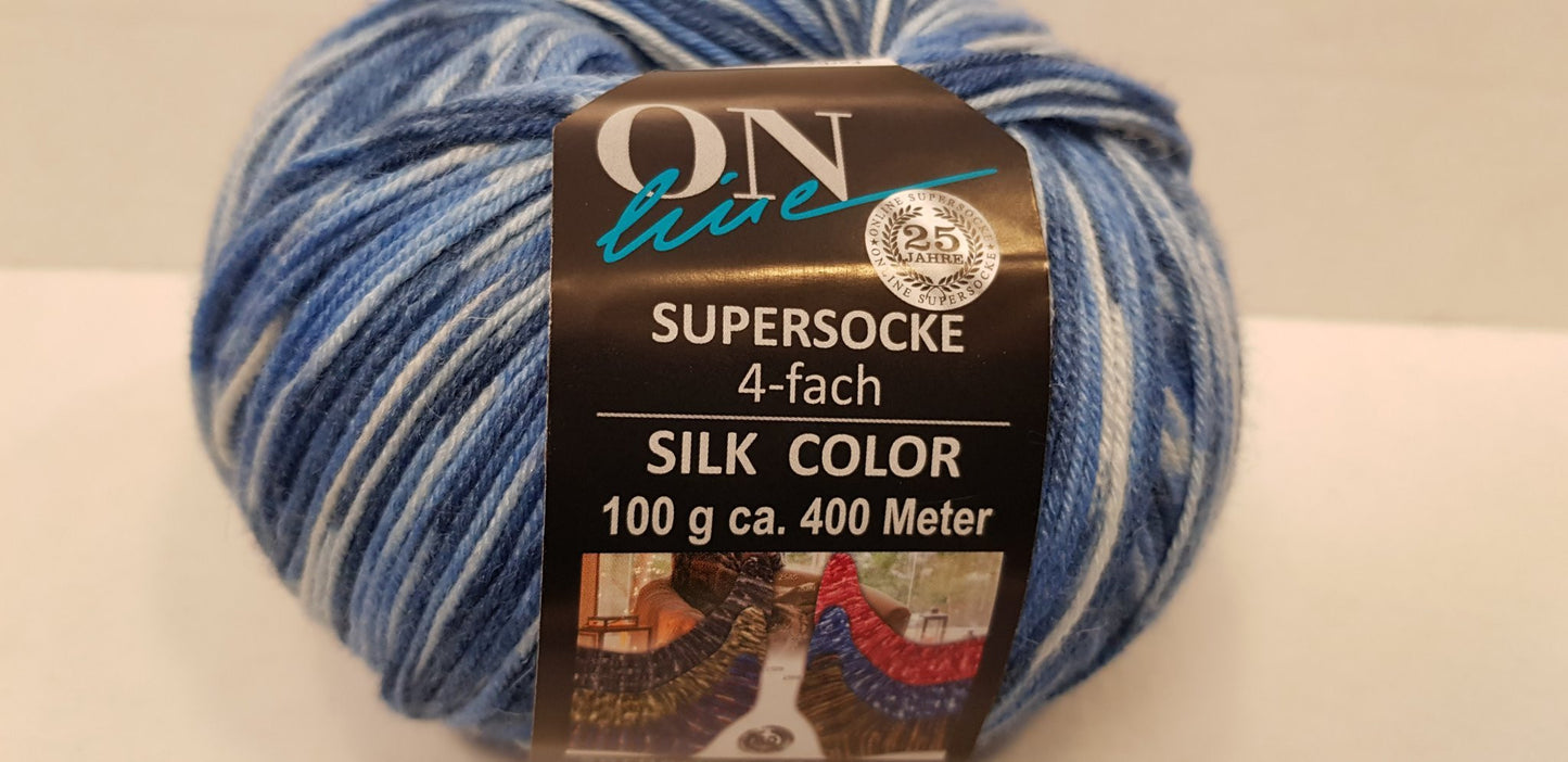Supersocke Silk Color Sortierung 301